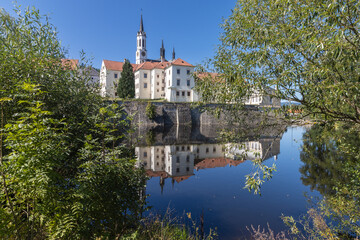 Fototapeta na wymiar Monastery in Vissy Brod in the Czech Republic.