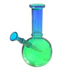 Coloured Bong Isolated On White Background