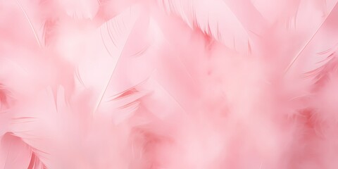 Soft pink feathers texture background. Swan Feather.
