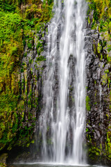 Fototapeta premium View of Materuni waterfall at foot of mountain Kilimanjaro not far from the city Moshi, Tanzania