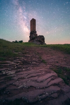 Starry night at Zafra Castle