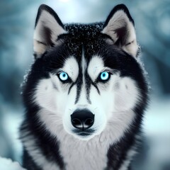 siberian husky dog
