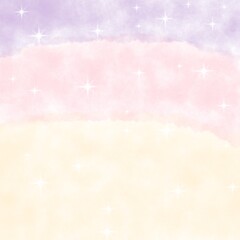 Pastel universe fantasy watercolor background.	