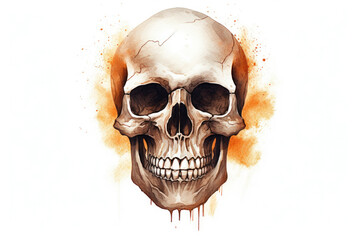 Fototapeta premium Skull head design