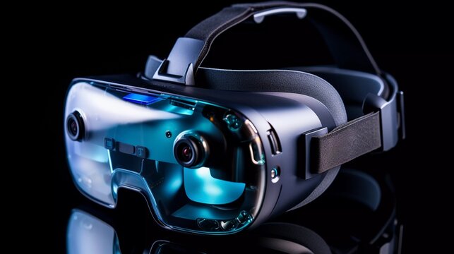 Virtual Reality Headset Close-Up