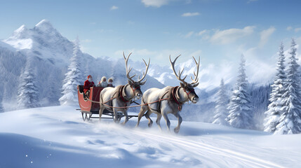 Reindeer Sleigh Ride