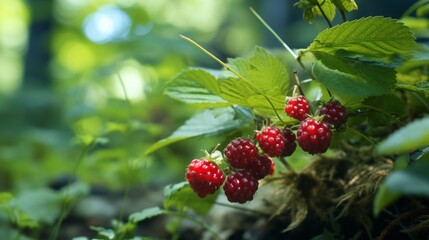 Woodland Harvest: A Close Encounter with Wild Berries