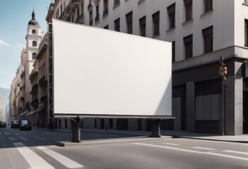 advertising billboard on the street advertising billboard on the street blank billboard on city streets