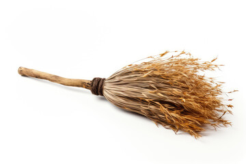 Witchs broom isolated on white background