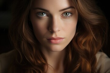 Fototapeta premium Close-up photo of a female psychologist. Concept of health, peace and balance