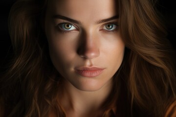 Fototapeta premium Close-up photo of a female psychologist. Concept of health, peace and balance