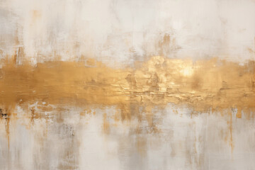 Gold luxury acrylic abstract brush stroke texture background.