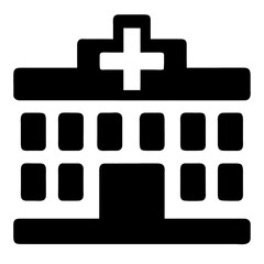 Obraz premium Hospital Building icon