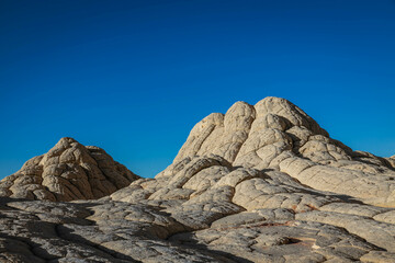 Land formations at White Pocket in the Vermillion Cliffs National Monument in Arizona.