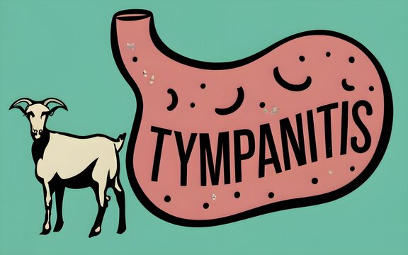 Tympanitis in goats