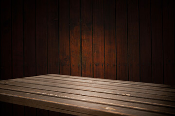 background in grunge style - empty table surface background