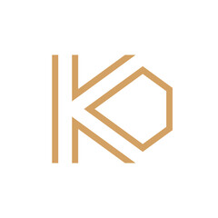 Letter K diamond logo design