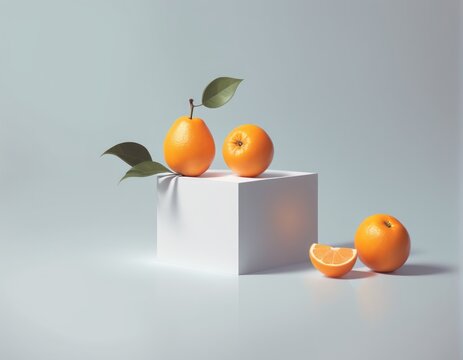 3D rendering, creative illustration, fruit background 3D rendering, creative illustration, fruit background 3D illustration, 3D render.