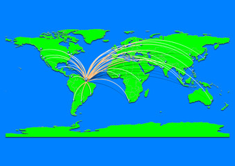Breves, Brazil map - Concept map for Breves, Brazil on World map. Suitable for export concepts. File is suitable for digital editing and prints of all sizes.