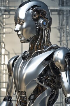 robot humanoid robot with digital technology and big datarobot humanoid robot with digital technology and big datarobot humanoid robot working on big data
