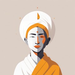 vector illustration of a beautiful woman in a traditional dress with a hat vector illustration of a beautiful woman in a traditional dress with a hat portrait of young man in traditional costume
