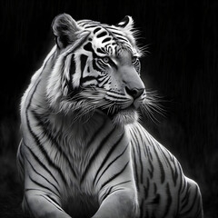 Focused Tiger