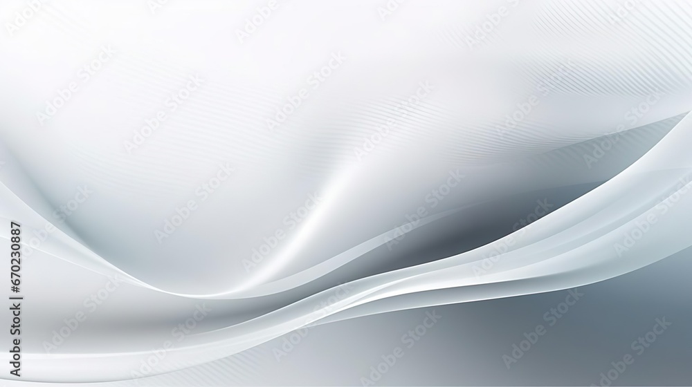 Poster grey white abstract background with flowing particle