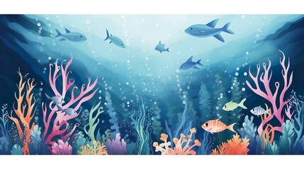Children graphic illustration for nursery wall Wall