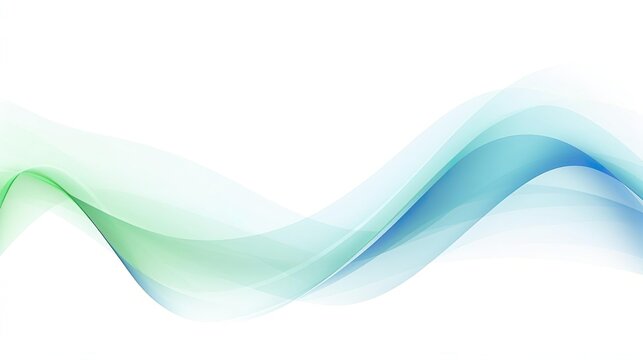 Gray green and blue flow of wavy lines abstract wave