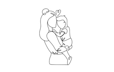  Mother. Son. One line