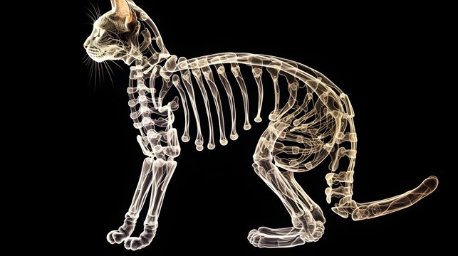 Cat skeleton