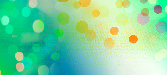 Green bokeh background for seasonal, holidays, event and celebrations