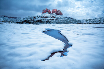 Cathedral Rock Winter