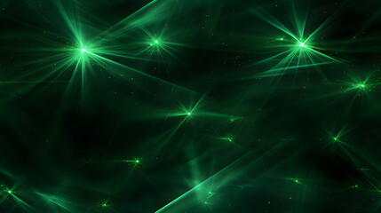 Seamless green laser beams in a dark room pattern