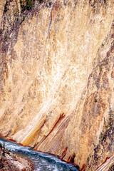 Lower Yellowstone Falls in the Yellowstone National Park