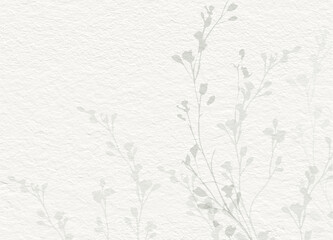 Delicate watercolor botanical digital paper floral background in soft basic nude beige tones - 670245637