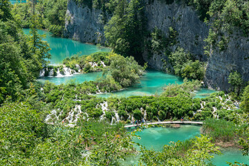Plitvice Lakes National Park is one of the oldest and largest national parks in Croatia. This photo...