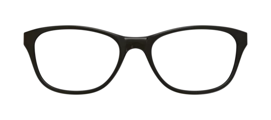 Fotobehang glasses frame isolated on transparent background © magann
