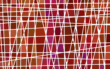 abstract vector stained-glass mosaic background - red and brown