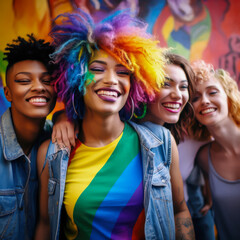 LGBTQ youth experiences concept , rights embrace diversity