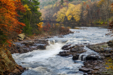 Rockwell Falls in Lake Luzerne NY Adirondacks - 670264648