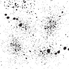 ink splatters vector background