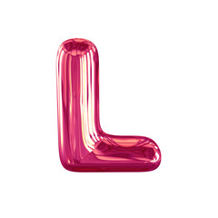 Inflatable symbol. letter l