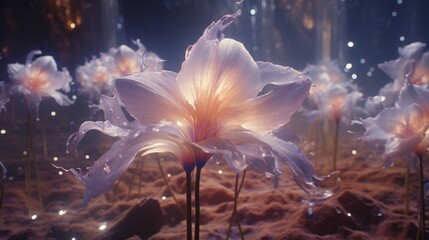 Nebula Narcissus resembling an alien garden of light, in