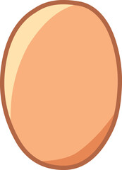 Eggs Vector Illustration, One Egg