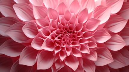 A close-up of a Diamond Dahlia's intricate petal pattern, showcasing its delicate beauty in high...