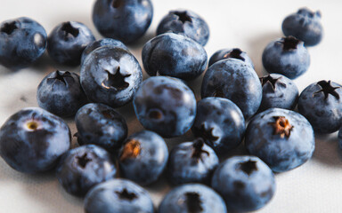 closeup blueberry