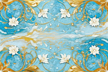 Exquisite artistry showcasing intricate details in the style of Art Nouveau, spanning the entirety of the canvas. This masterpiece, trending on ArtStation, is captured in sharp focus through a studio 