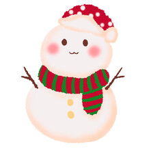 snowman with hat