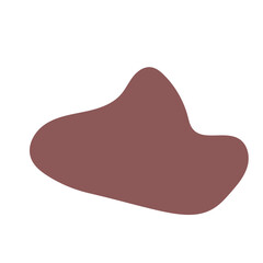 Muted red abstract shapes vector 